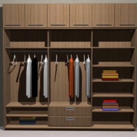 Elbise Dolabi 3d Cizimler