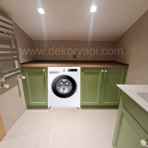 Çamaşır makinesi dolabı 