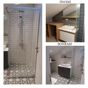 Duş kabini - Banyo dolabı 